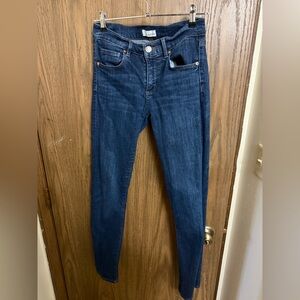 Loft Women's Dark Blue Stretch Slim Jeans